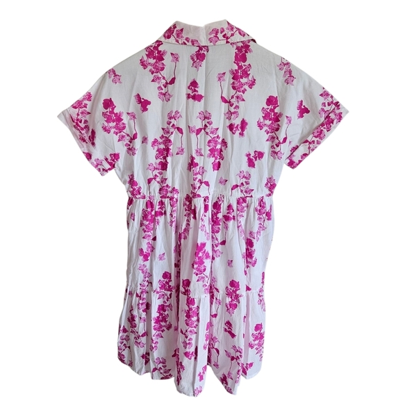 Tuckernuck Ro's Garden Pink Floral Jade Dress in Ines Magenta - Picture 2 of 14